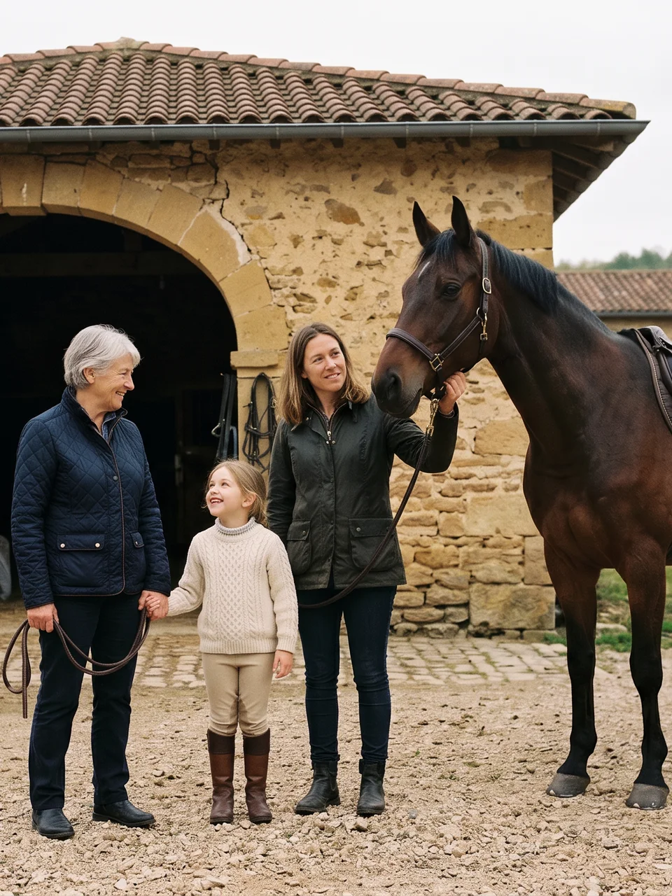 L'équipe, Ferme équestre de La Loze, centre équestre à Le Poët-Laval