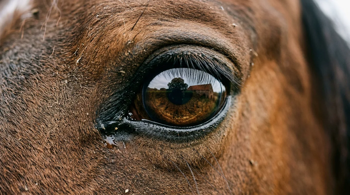 Un regard de cheval, Ferme équestre de La Loze, Le Poët-Laval