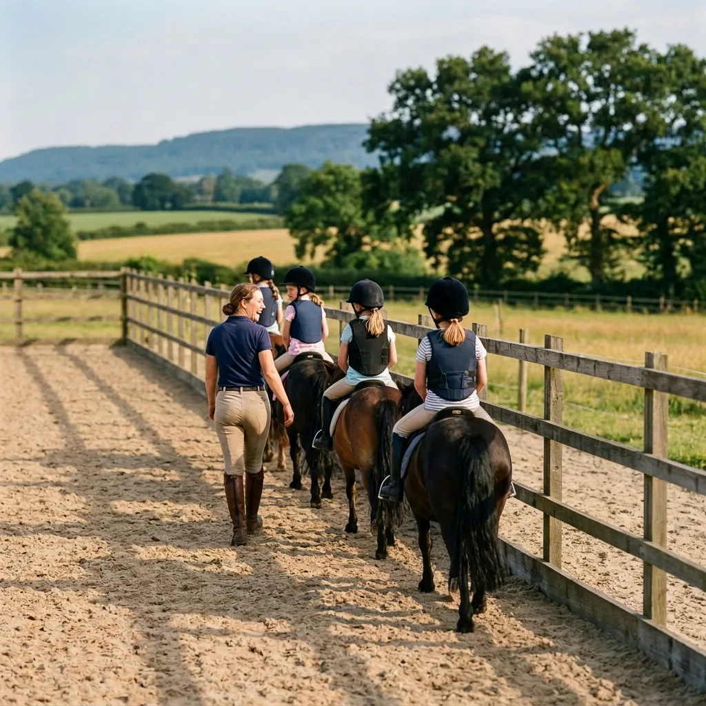Cours de poney à Le Poët-Laval, Drôme